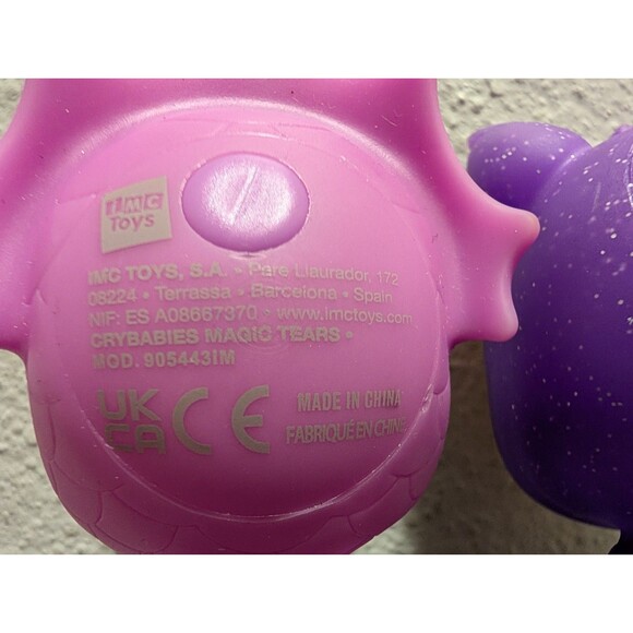 Cry Babies Magic Tears Dolls Lot of 2 – Dino & Galaxy Purple Outfits IMC Toys - Picture 3 of 4